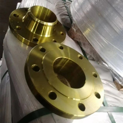 Resbalón en la pintura amarilla forjada de acero del reborde PN16 CLASS150 de carbono